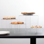 American Metalcraft CRS2 Set of Four Clear Acrylic Riser