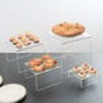 American Metalcraft CRS2 Set of Four Clear Acrylic Riser