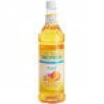 Monin Sugar-Free Peach Flavoring / Fruit Syrup 1 Liter - 4/Case