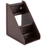 Vollrath 4840-01 Traex® Brown Self-Serve Condiment Bin Stand Set with 2-Tier Stand and 8