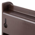 Vollrath 4840-01 Traex® Brown Self-Serve Condiment Bin Stand Set with 2-Tier Stand and 8