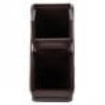 Vollrath 4840-01 Traex® Brown Self-Serve Condiment Bin Stand Set with 2-Tier Stand and 8