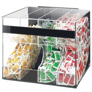 Cal-Mil 866 Acrylic Top Loading Condiment Packet Dispenser Cal-Mil 866 Acrylic Top Loading Condiment Packet Dispenser