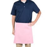 Intedge Pink Poly-Cotton 4-Way Waist Apron - 38