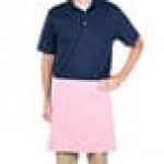 Intedge Pink Poly-Cotton 4-Way Waist Apron - 38