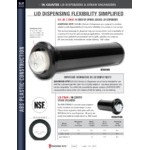 Dispense-Rite Black Polystyrene 2-Section Countertop Lid / Cup Dispensing Cabinet LID2-S2-2BT Dispense-Rite Black Polystyrene 2-Section Countertop Lid / Cup Dispensing Cabinet LID2-S2-2BT