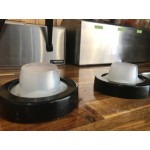 San Jamar C2010C EZ-Fit® In-Counter 1/2 - 2 1/2 oz. Portion Cup Dispenser