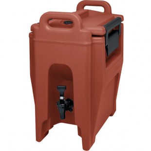 Cambro UC250402 Ultra Camtainer® 2.75 Gallon Brick Red Insulated Beverage Dispenser Cambro UC250402 Ultra Camtainer® 2.75 Gallon Brick Red Insulated Beverage Dispenser