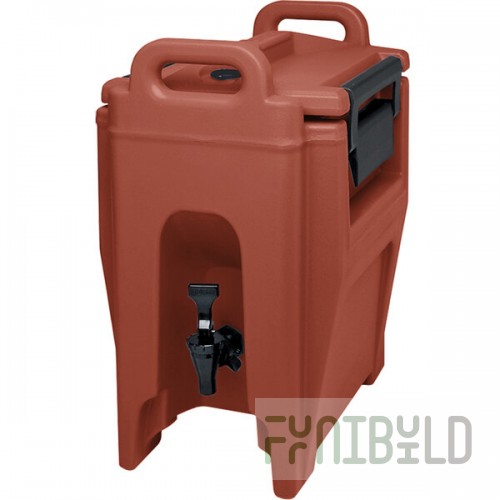Cambro UC250402 Ultra Camtainer® 2.75 Gallon Brick Red Insulated Beverage Dispenser