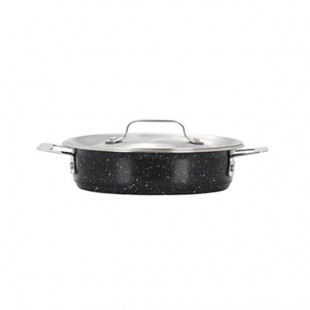 Bon Chef 60022GALAXY Cucina 1.75 Qt. Galaxy Stainless Steel Induction Casserole with Lid Bon Chef 60022GALAXY Cucina 1.75 Qt. Galaxy Stainless Steel Induction Casserole with Lid