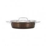 Bon Chef 60022GALAXY Cucina 1.75 Qt. Galaxy Stainless Steel Induction Casserole with Lid