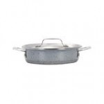Bon Chef 60022GALAXY Cucina 1.75 Qt. Galaxy Stainless Steel Induction Casserole with Lid