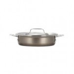 Bon Chef 60022GALAXY Cucina 1.75 Qt. Galaxy Stainless Steel Induction Casserole with Lid