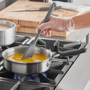 Vollrath Tribute 2 Qt. Saute Pan with Black Silicone Handle 702120