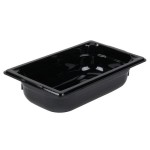 Vollrath 8042420 Super Pan® 1/4 Size Black Polycarbonate Food Pan - 2 1/2