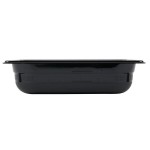 Vollrath 8042420 Super Pan® 1/4 Size Black Polycarbonate Food Pan - 2 1/2