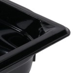 Vollrath 8042420 Super Pan® 1/4 Size Black Polycarbonate Food Pan - 2 1/2