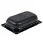 Vollrath 8042420 Super Pan® 1/4 Size Black Polycarbonate Food Pan - 2 1/2