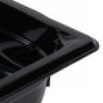 Vollrath 8042420 Super Pan® 1/4 Size Black Polycarbonate Food Pan - 2 1/2