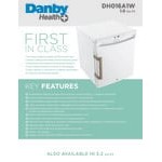 Danby DH016A1W Health 1.6 Cu. Ft. White Solid Door Reach-In Medical Refrigerator