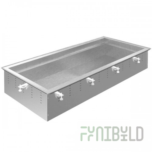 Vollrath 36430R Three Pan Modular Remote Drop In Refrigerated Cold Food Well