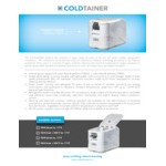 Coldtainer T0032/FDN 1 Cu. Ft. DC Powered Portable Freezer Container - 12/24VDC
