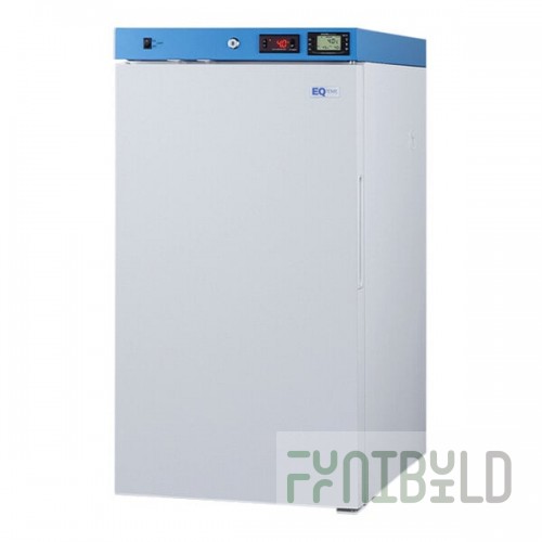 Summit Appliance ACR31WNSF456 EQTemp ACR Series 3.17 Cu. Ft. White / Blue Undercounter Reach-In Medical Refrigerator with Temperature-Monitored Vaccine Storage - 115V
