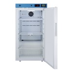Summit Appliance ACR31WNSF456 EQTemp ACR Series 3.17 Cu. Ft. White / Blue Undercounter Reach-In Medical Refrigerator with Temperature-Monitored Vaccine Storage - 115V