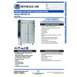 Beverage-Air HRP2HC-1S Horizon Series 52