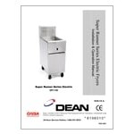 Scratch and Dent Dean by Frymaster SR114E Super Runner Economy 40 lb. Electric Floor Fryer - 240V, 1 Phase Scratch and Dent Dean by Frymaster SR114E Super Runner Economy 40 lb. Electric Floor Fryer - 240V, 1 Phase