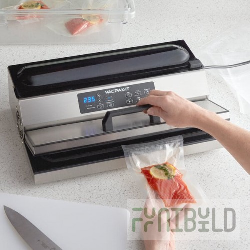 VacPak-It VME12SS Stainless Steel External Vacuum Packaging Machine with 12