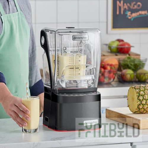 Blendtec S885C2901-A1DA1D Stealth 885 3.8 hp Blender with Sound Enclosure and 90 oz. WildSide+ Jar - 120V