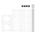 Regency 20 Pan End Load Wire Bun / Sheet Pan Rack - Unassembled Regency 20 Pan End Load Wire Bun / Sheet Pan Rack - Unassembled