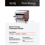 Avantco Equipment 177CNVROV14B Countertop Ventless Radiant Electric Conveyor Oven with 14