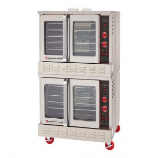 American Range MSDE-2 Majestic Double-Deck Electric Convection Oven - 208V, 1 Phase, 24 kW