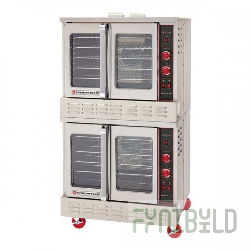American Range MSDE-2 Majestic Double-Deck Electric Convection Oven - 208V, 1 Phase, 24 kW