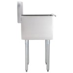 Advance Tabco 6-81-18 One Compartment Stainless Steel Commercial Sink - 18 Advance Tabco 6-81-18 One Compartment Stainless Steel Commercial Sink - 18