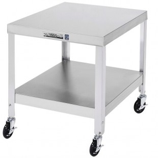 Lakeside 517 Stainless Steel Mobile NSF Equipment Stand with Undershelf - 25 1/4 Lakeside 517 Stainless Steel Mobile NSF Equipment Stand with Undershelf - 25 1/4