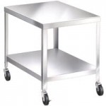 Lakeside 517 Stainless Steel Mobile NSF Equipment Stand with Undershelf - 25 1/4 Lakeside 517 Stainless Steel Mobile NSF Equipment Stand with Undershelf - 25 1/4
