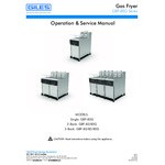 Giles GBF-80/80G NAT 160 lb. 2-Unit Natural Gas Floor Fryer - 160,000 BTU Giles GBF-80/80G NAT 160 lb. 2-Unit Natural Gas Floor Fryer - 160,000 BTU