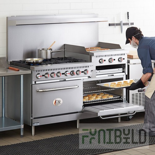 Cooking Performance Group S60-GS24-N Natural Gas 6 Burner 60