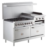 Cooking Performance Group S60-GS24-N Natural Gas 6 Burner 60