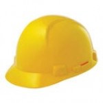 Lift Safety Briggs Blue 4-Point Ratchet Suspension Short Brim Hard Hat HBSE-7B