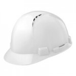 Lift Safety Briggs Blue 4-Point Ratchet Suspension Short Brim Hard Hat HBSE-7B
