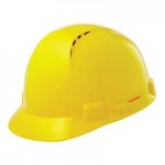 Lift Safety Briggs Blue 4-Point Ratchet Suspension Short Brim Hard Hat HBSE-7B