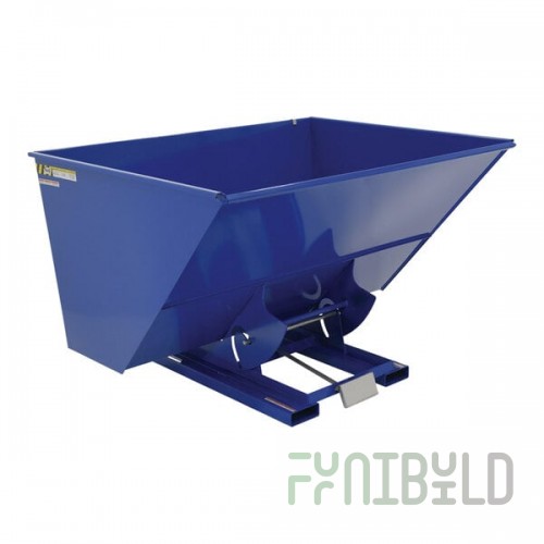 Vestil 3 Cubic Yard Heavy-Duty Self-Dumping Steel Forklift Hopper D-300-HD - 6,000 lb. Capacity