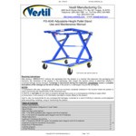 Vestil PS-4045 5,000 lb. Pallet Stand with 3-Position Height Adjustment, 40