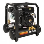 Mi-T-M 30 Gallon Carbon Steel Two-Stage Stationary Gas-Powered Horizontal Air Compressor / Generator AG2-SM14-30M - 14 hp, 2,300-4,000W Mi-T-M 30 Gallon Carbon Steel Two-Stage Stationary Gas-Powered Horizontal Air Compressor / Generator AG2-SM14-30M - 14 hp, 2,300-4,000W