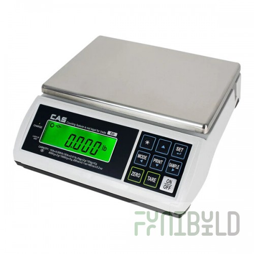 CAS ED-15LB ED Series 15 lb. Multifunction Digital Bench Scale - Legal for Trade
