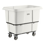 Lavex 16 Cubic Foot White Leakproof Cube Truck (1000 lb. Capacity) Lavex 16 Cubic Foot White Leakproof Cube Truck (1000 lb. Capacity)